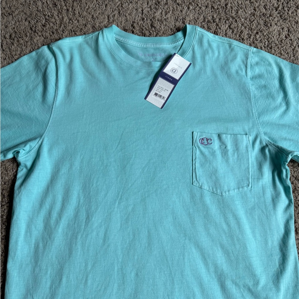 New B. Draddy Golf T-shirt Small Cincinnati Country Club Ohio Green Pocket